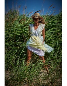 DELINA Tie and  Dye Dress