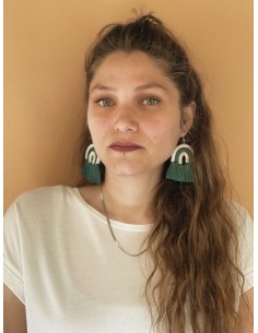 Rainbow Tassel Σκουλαρίκια 2