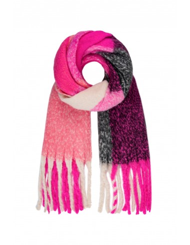Scarf Ombre Multi Black-Pink