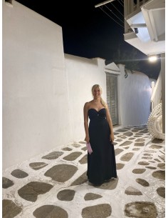 Black Strapless Dress 2