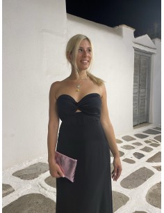Black Strapless Dress