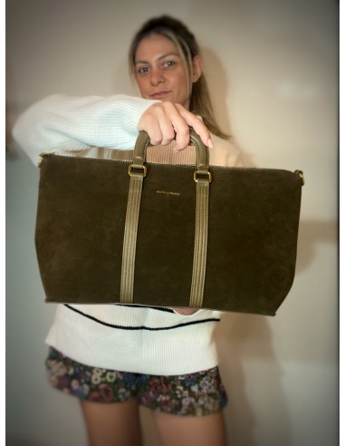 Vintage Λαδί Τσάντα Χειρός Vintage Λαδί Τσάντα Χειρός