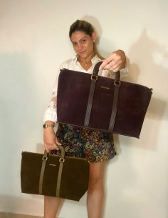 Vintage Καφέ Τσάντα Χειρός