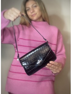 Μικρή Μαύρη Τσάντα Ώμου