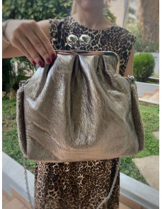 Metallic Clutch Bag with... 2