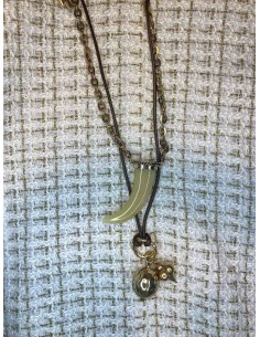 Boho Double Necklace with...