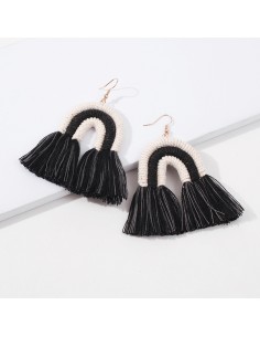 Rainbow Tassel Earrings 2